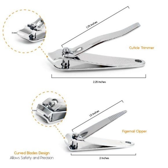 Travel Groom Set- Orange Faux Leather Shell Case - NWT - Picture 8 of 8